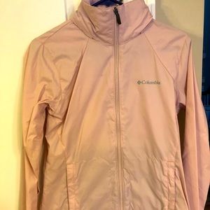Columbia Women’s Pale Pink Waterproof Jacket Small
